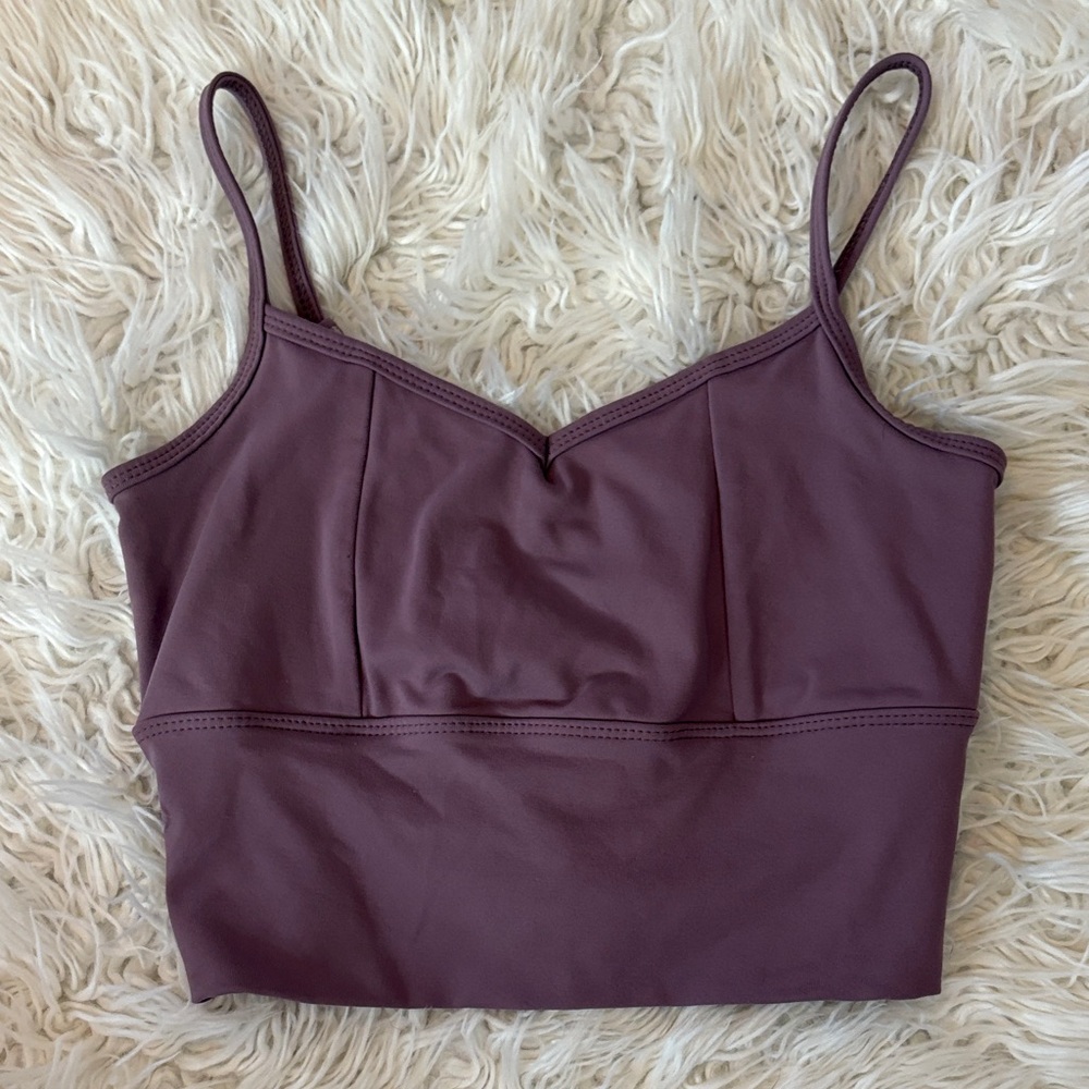 Purple Spaghetti Strap Tank